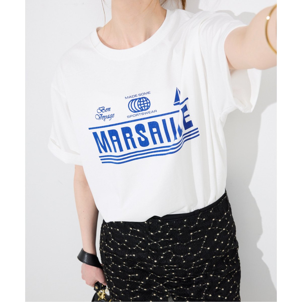 made some sports wear for SLOBE IENA ロゴTEE | スローブ