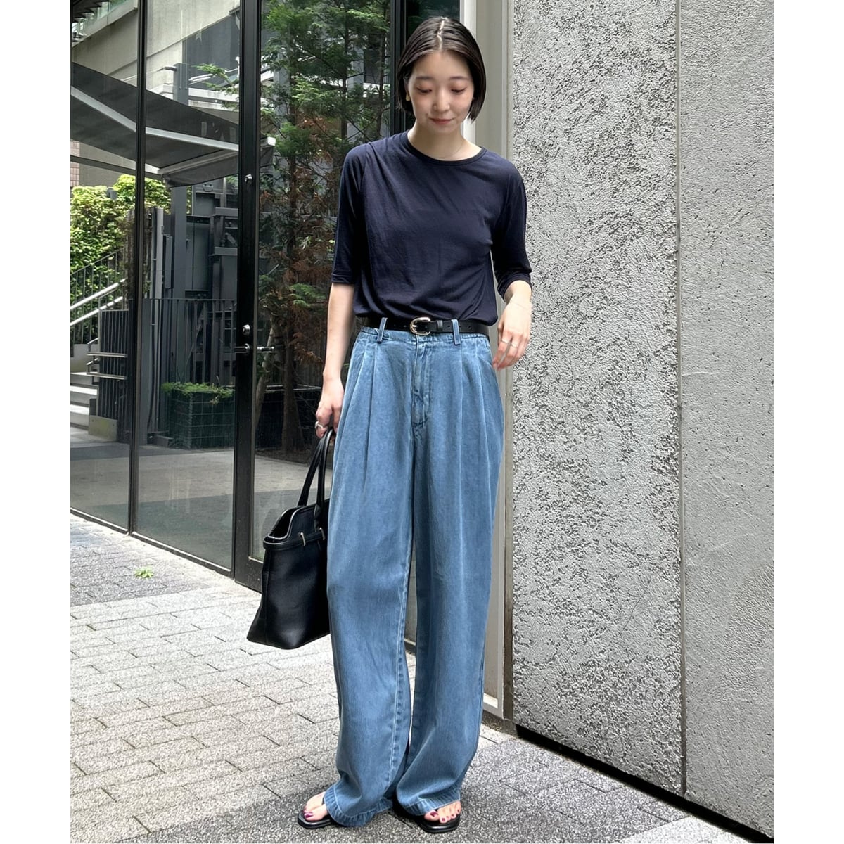 WEB限定/追加4》LEDENIM TUCK TROUSER | スローブ イエナ(SLOBE