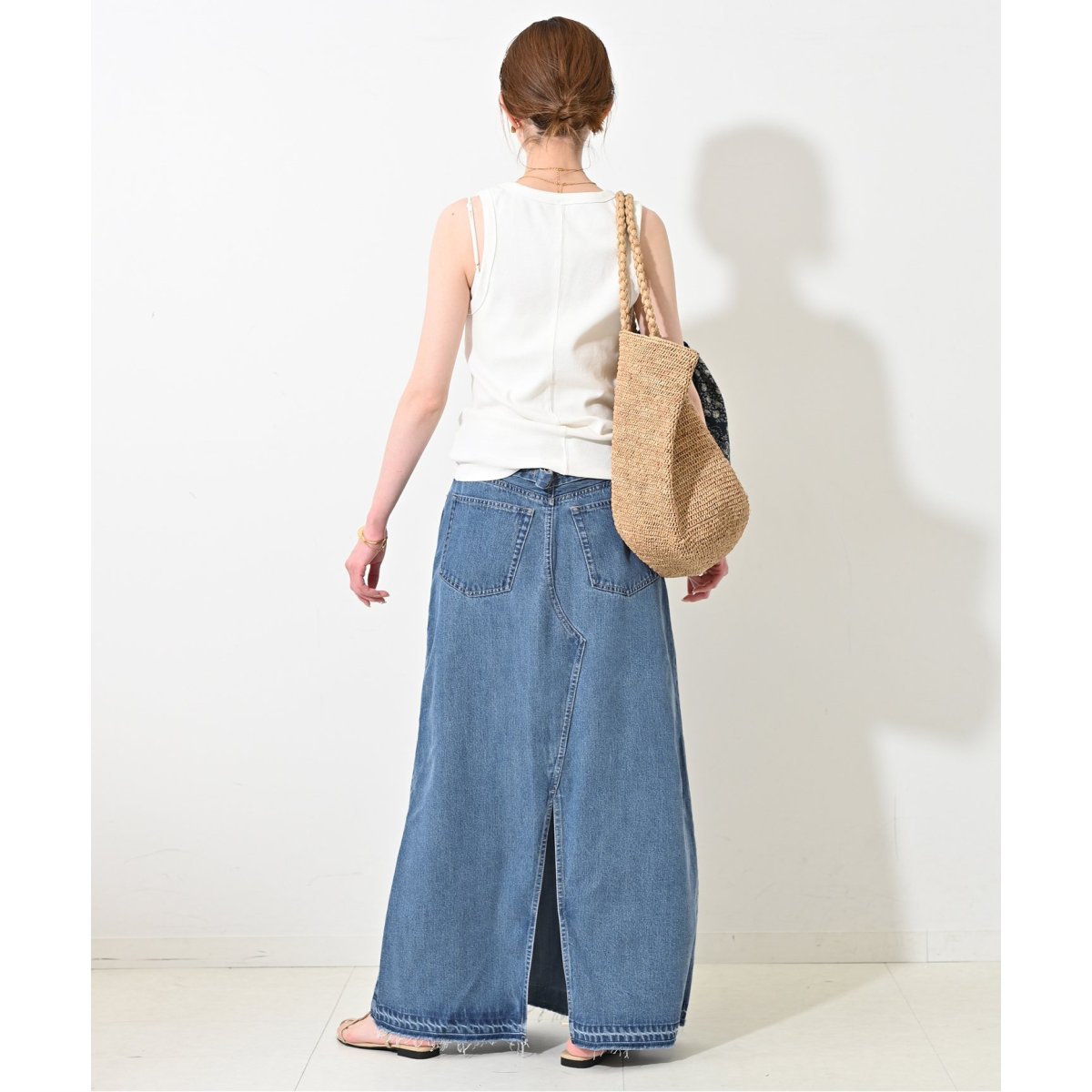 ★SLOBE IENA★大人気★LEDENIMリメイクスリットスカート☆スローブ LEDENIM リメイクスリットスカート | スローブ イエナ(SLOBE