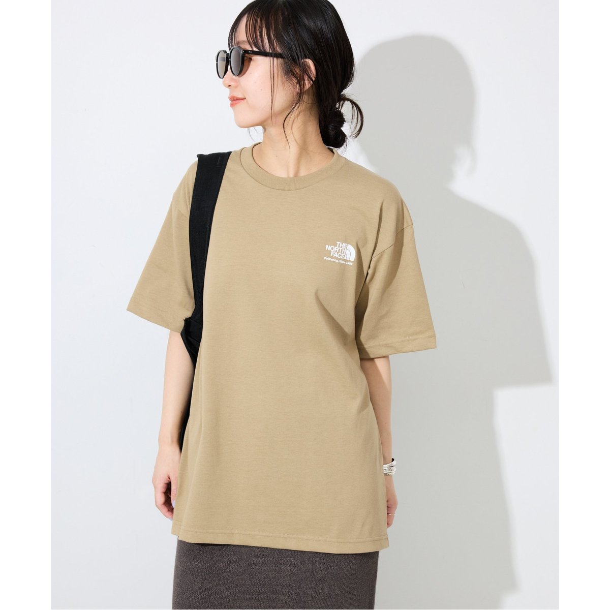 [}C]sǉtTHE NORTH FACE/m[XtFCX Historical Logo Tee NT3/X[u CGiiSLOBE IENAj x[W