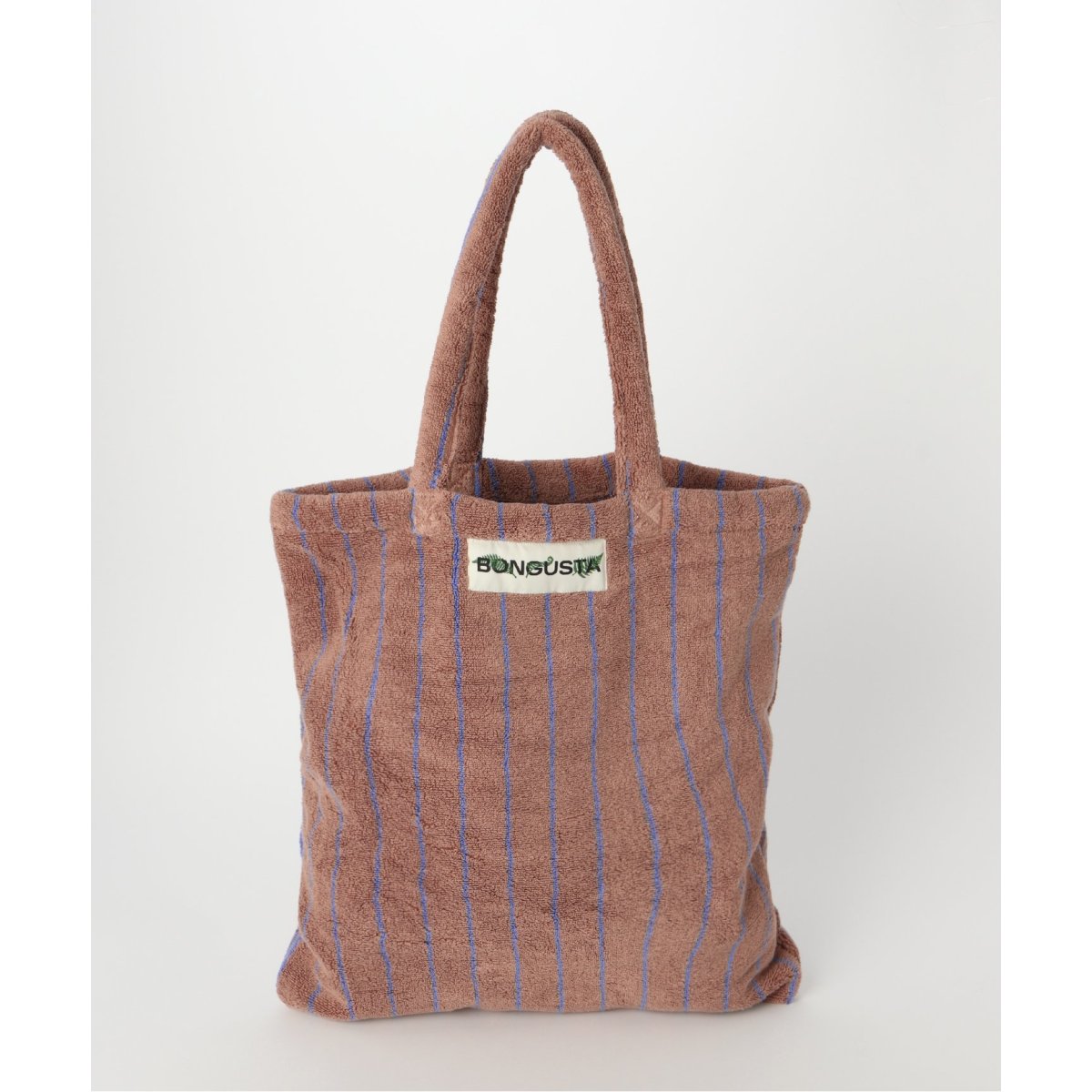 【完売品】BONGUSTA ボングスタ totebag トートバッグ　キャメル BONGUSTA/ボングスタ naram striped トートバッグ | スローブ