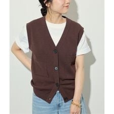 ダブルポケットニットベスト
