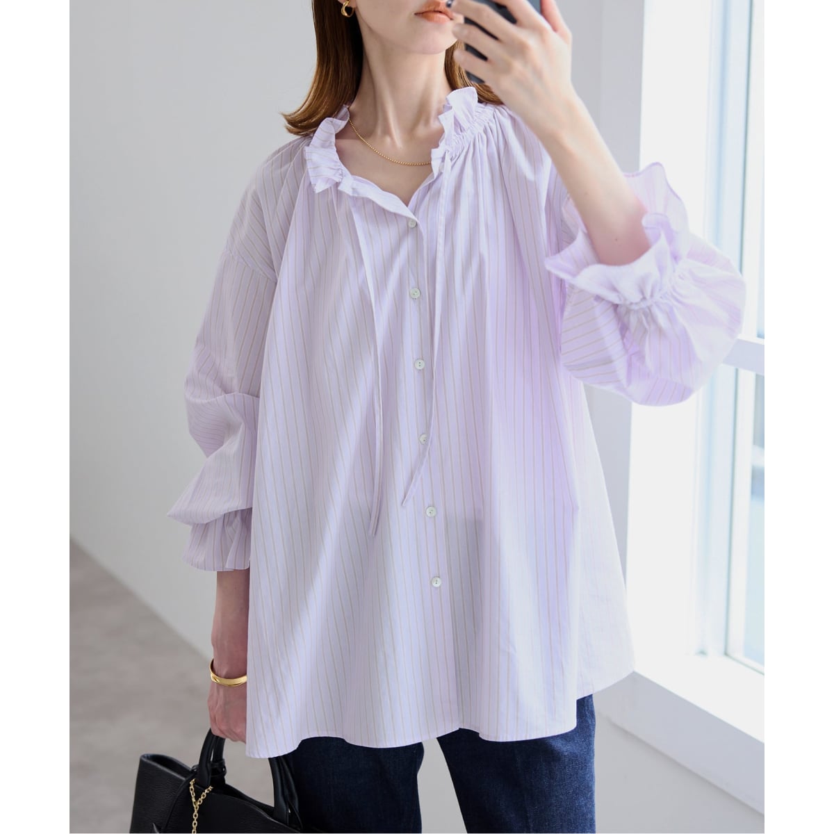 新品タグ付きSLOBE IENAスローブイエナ ラミーフリルピンタックブラウス 楽天市場】【SALE／30%OFF】《追加》ラミーフリルピンタック