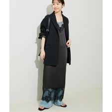 《予約》レースサテンワンピース