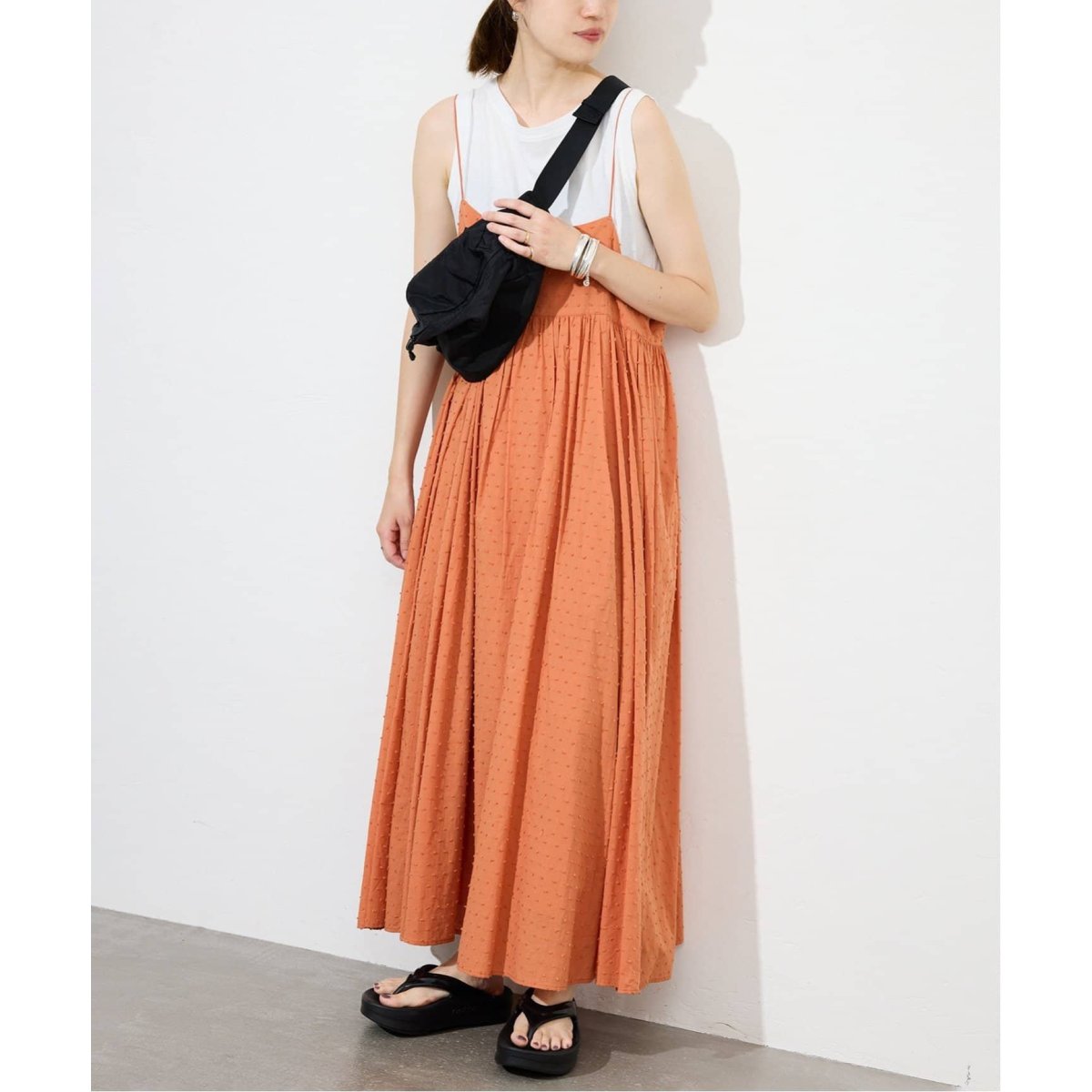 ヘリンボーンキャミワンピース【2024AW】 SLOBE IENA ヘリンボーンキャミワンピース | スローブ イエナ(SLOBE IENA