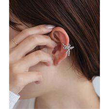 《WEB限定》SLOBE citron.ツブツブリボンイヤーカフ