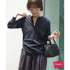 《予約》HANES/ヘインズ SLOBE別注 WAFFLE 2パックカットソー