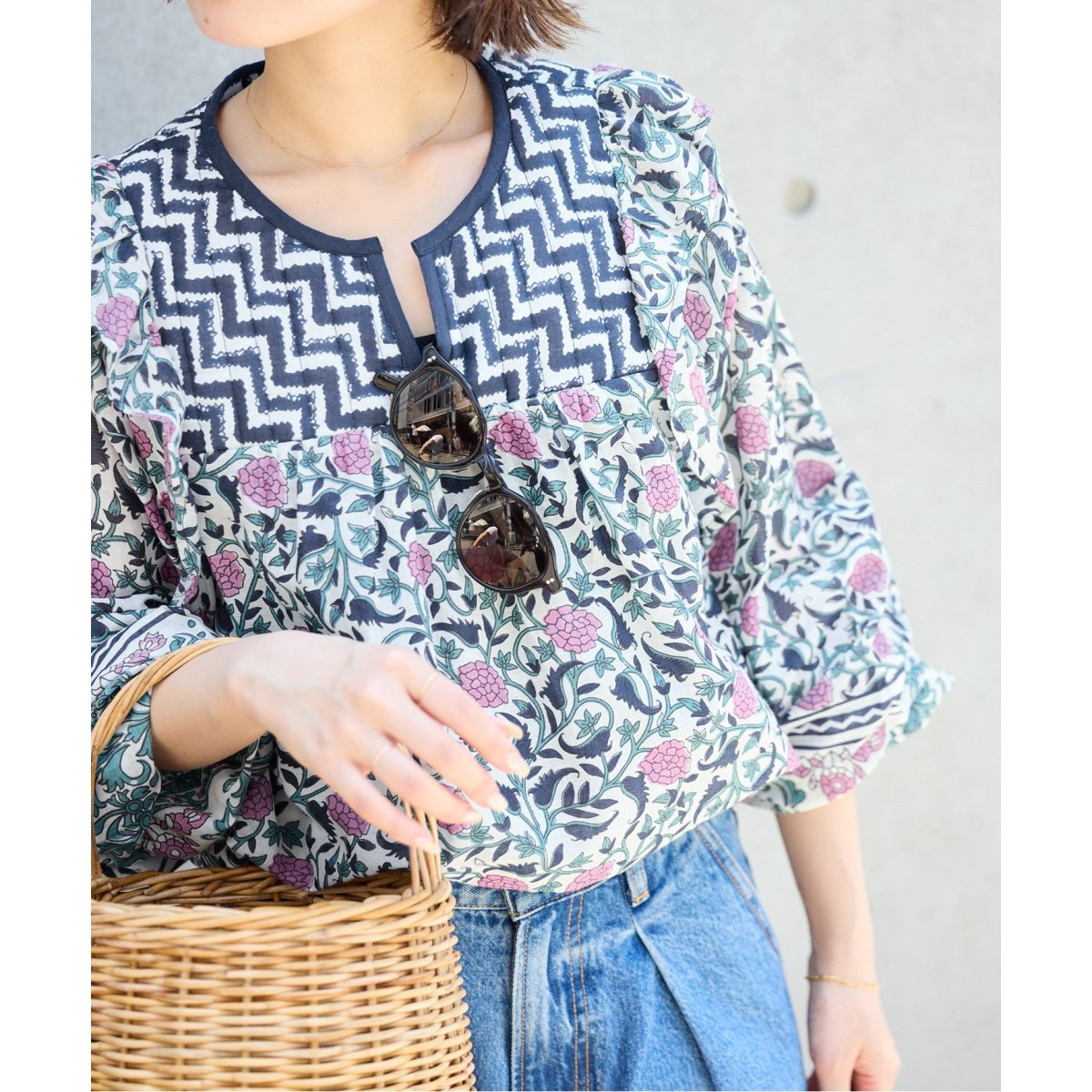 【新品タグ付】SLOBE IENA インドパネルブラウス インドパネルブラウス | スローブ イエナ(SLOBE IENA) | マルイ