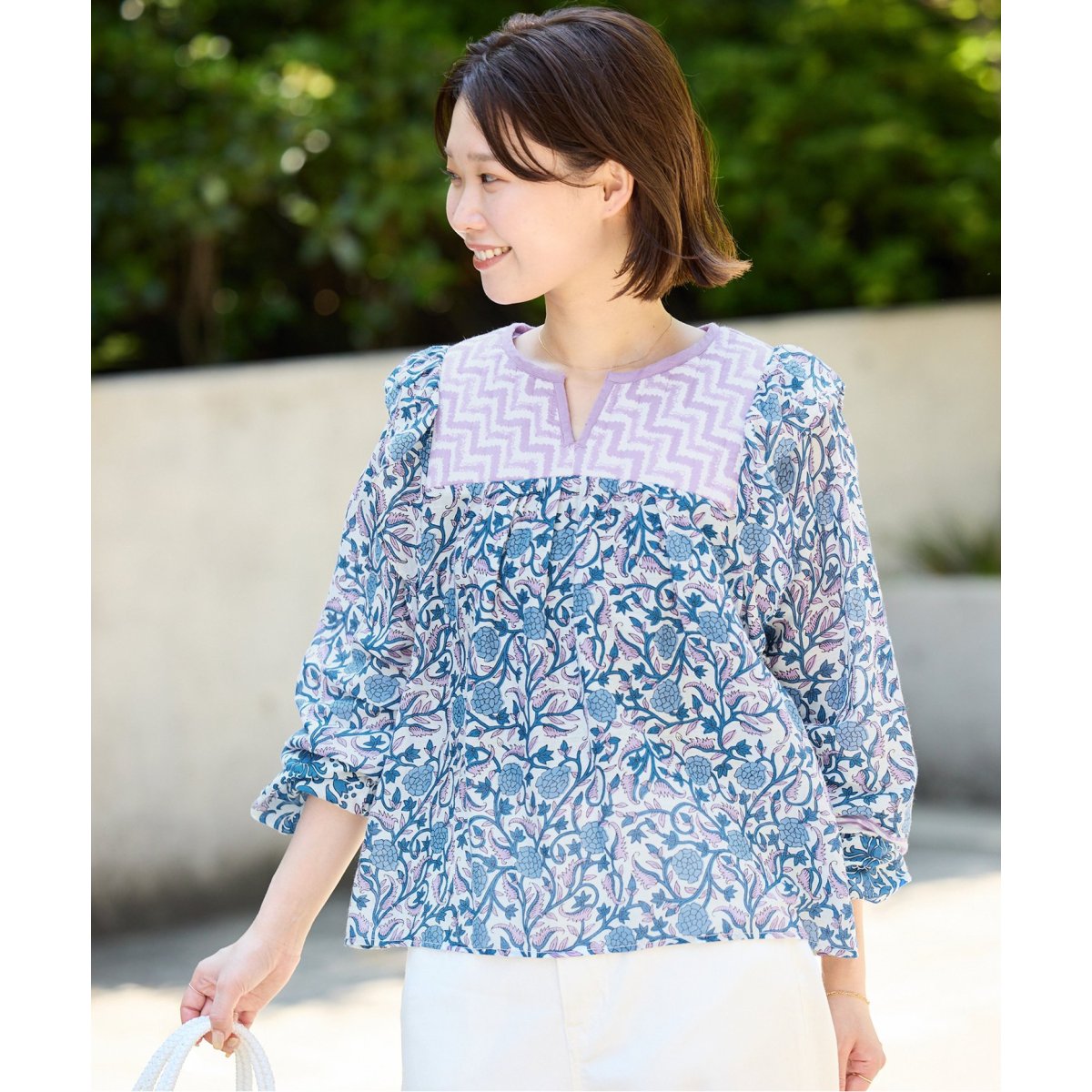 スローブイエナ　インドパネルブラウス SLOBE IENA｜インドパネルブラウス | Rakuten Fashion(楽天