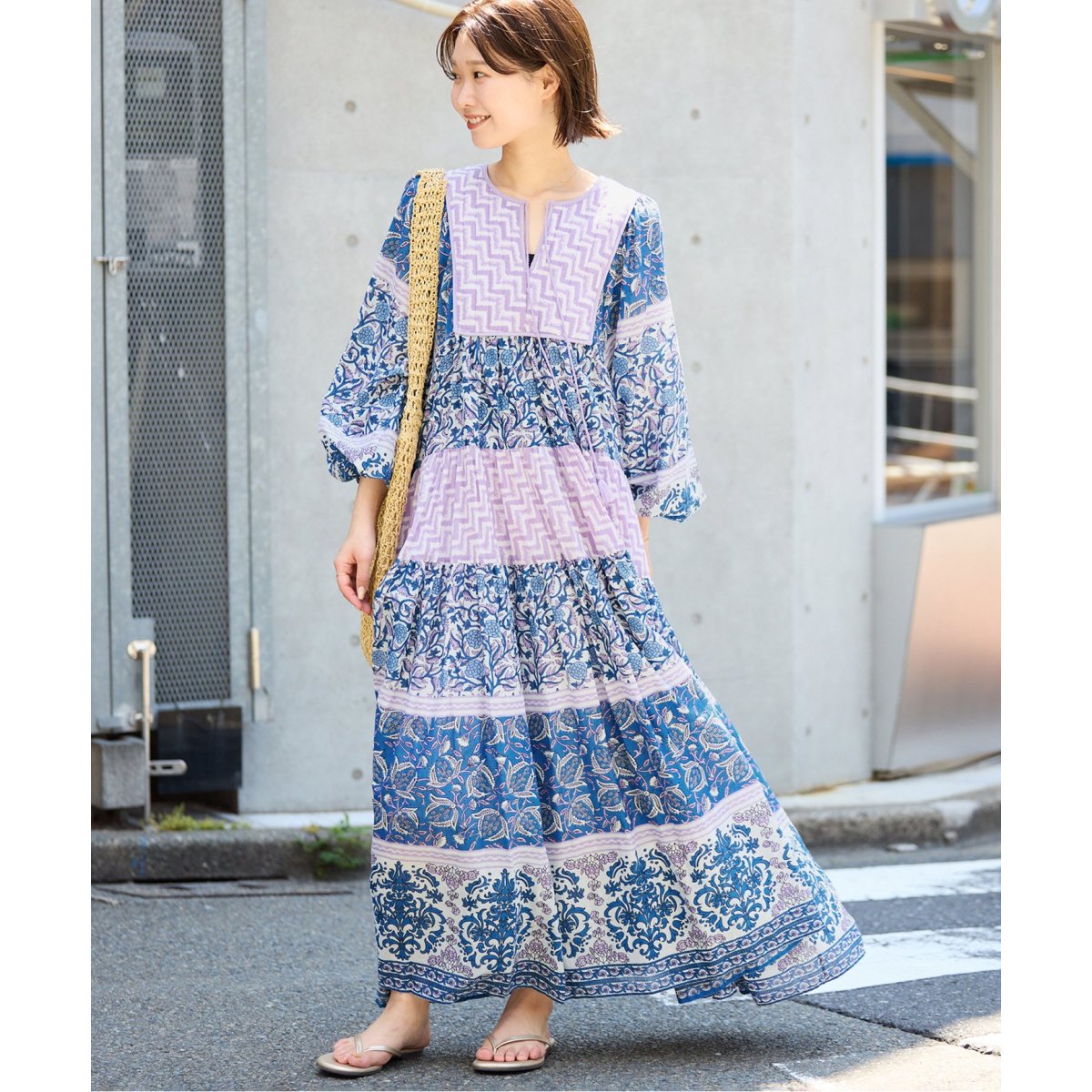 インドパネルティアードワンピース | スローブ イエナ(SLOBE IENA