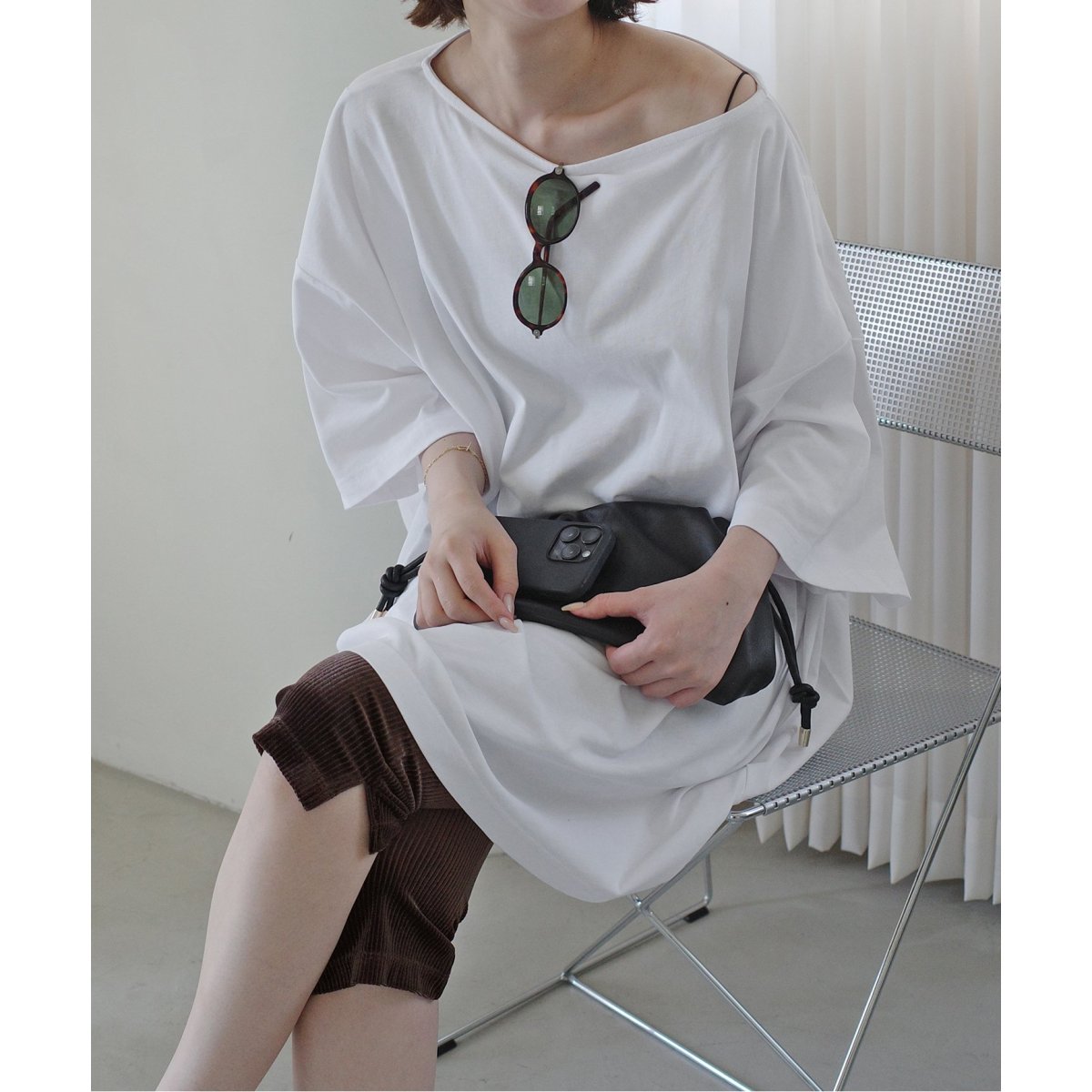 Plus by ONIT/ SLOBE別注 BIG TEE レギンスセット 2枚セット》Plus by ONIT/オニット SLOBE別注 BIG TEE レギンス