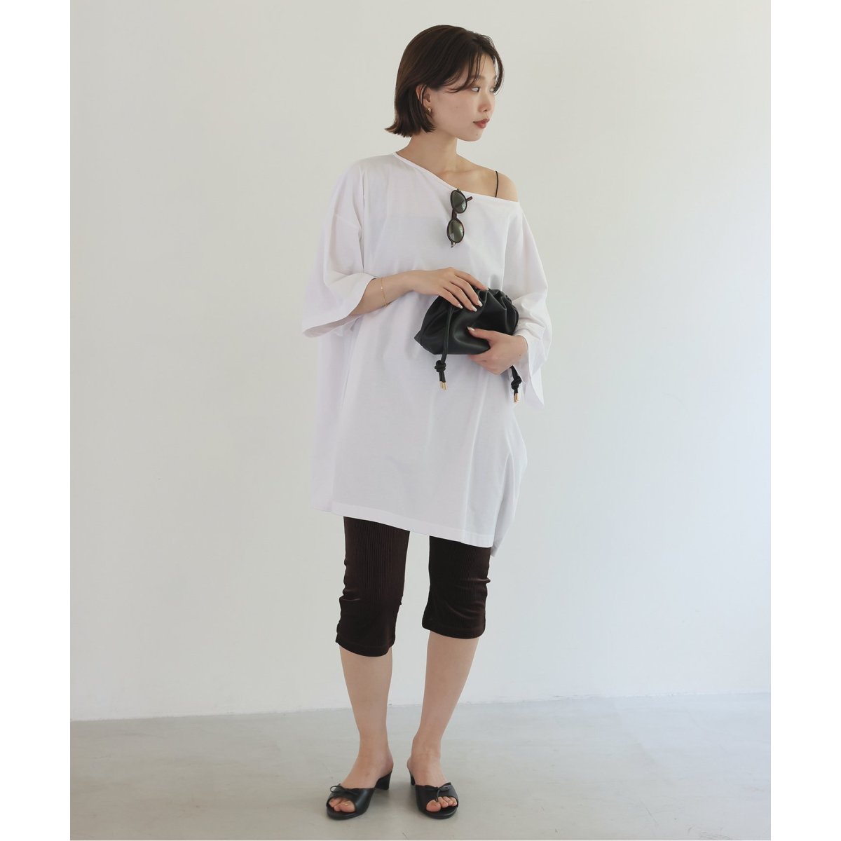 2枚セット》Plus by ONIT/オニット SLOBE別注 BIG TEE レギンスセット