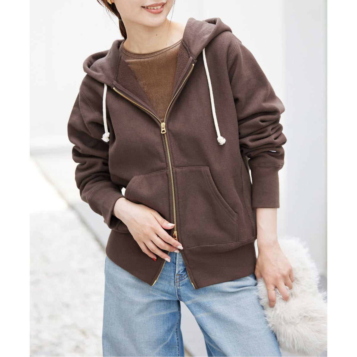 Champion SLOBE 別注 ダブルジップパーカー 追加》Champion/チャンピオン SLOBE別注 ダブルジップパーカー