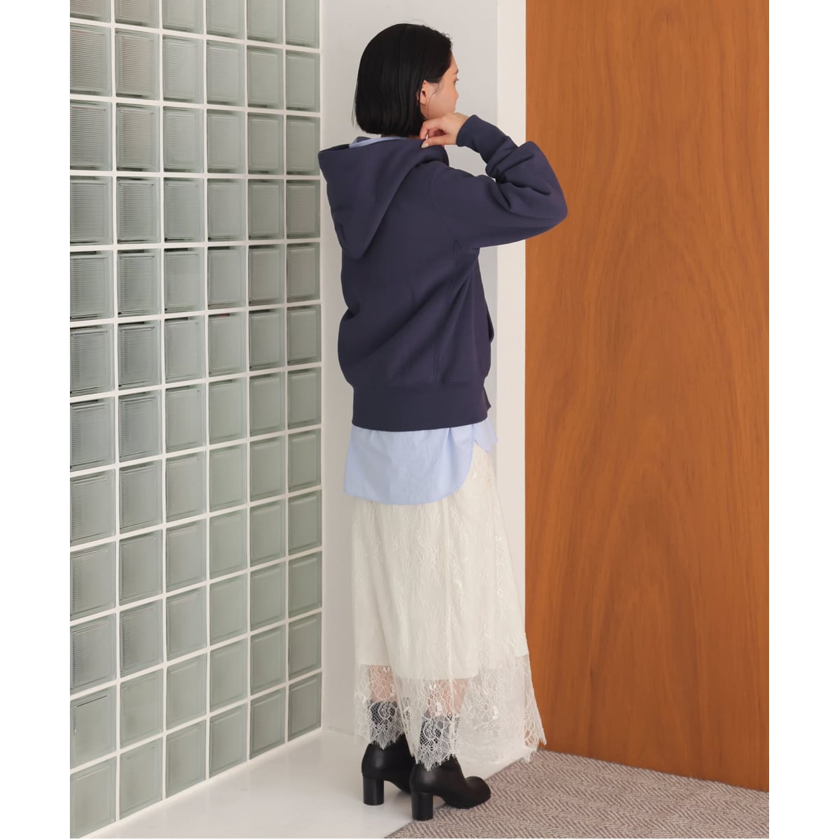 Champion チャンピオン SLOBE iena ダブルジップパーカー ce016-79039-02b.jpg?basethum=225
