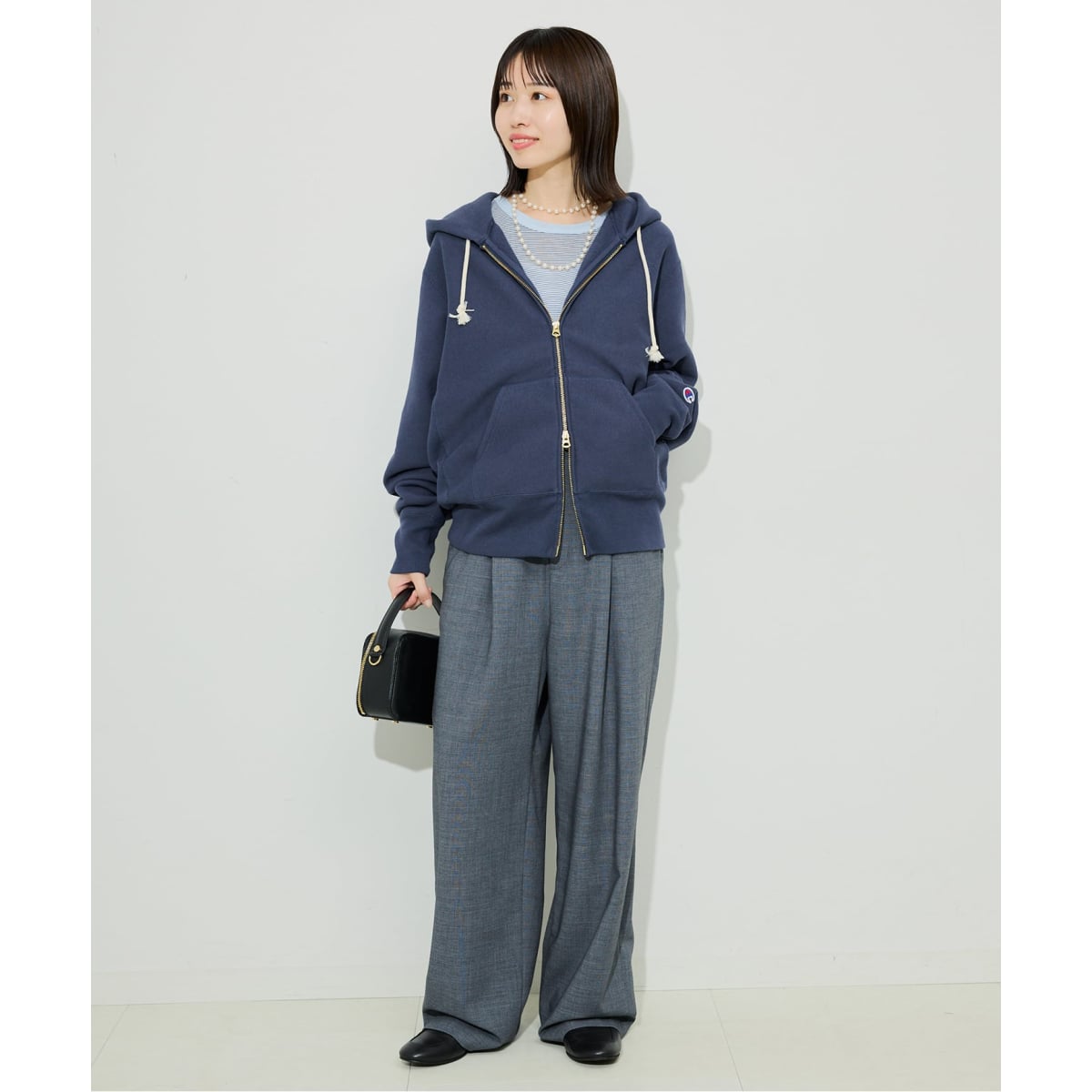 Champion SLOBE 別注 ダブルジップパーカー 追加》Champion/チャンピオン SLOBE別注 ダブルジップパーカー