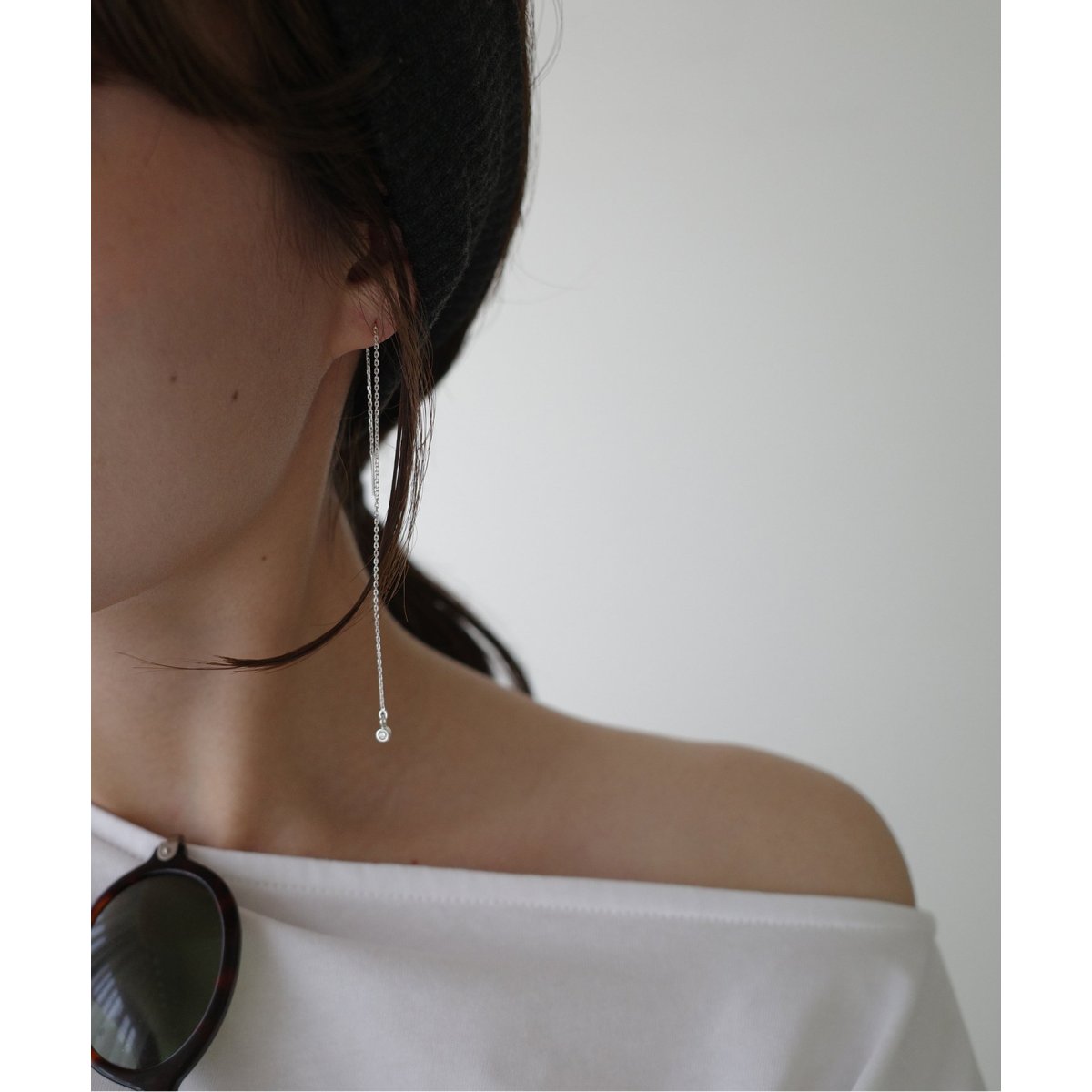 unique/ユニーク SLOBE別注 ダイヤモンドチェーンピアス | スローブ