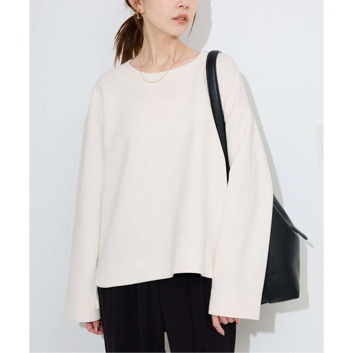 別注 LE MINOR/ルミノア SLOBE別注 バンパクボーダー ホワイト SLOBE IENA（スローブイエナ）の「LE MINOR/ルミノア SLOBE別注