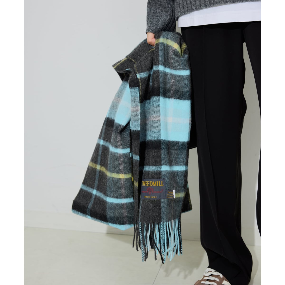 TWEEDMILL　イエナスローブ別注　マフラー　ストール 追加予約》TWEED MILL/ツイードミル ストール（ストール