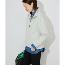 スローブ イエナ(SLOBE IENA)のクロップドハーフジップ裏毛