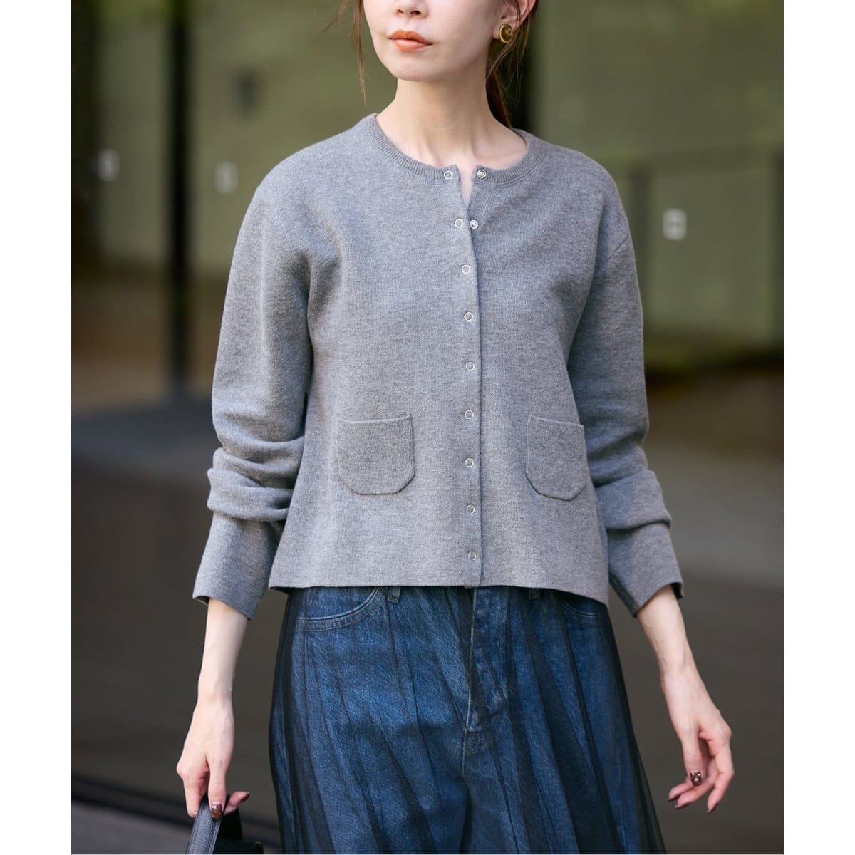 IENA - イエナ IENA 24AW Sn.WEEKEND リブ カーディガン ニット IENA - イエナ IENA 24AW Sn.WEEKEND リブ カーディガン ニット