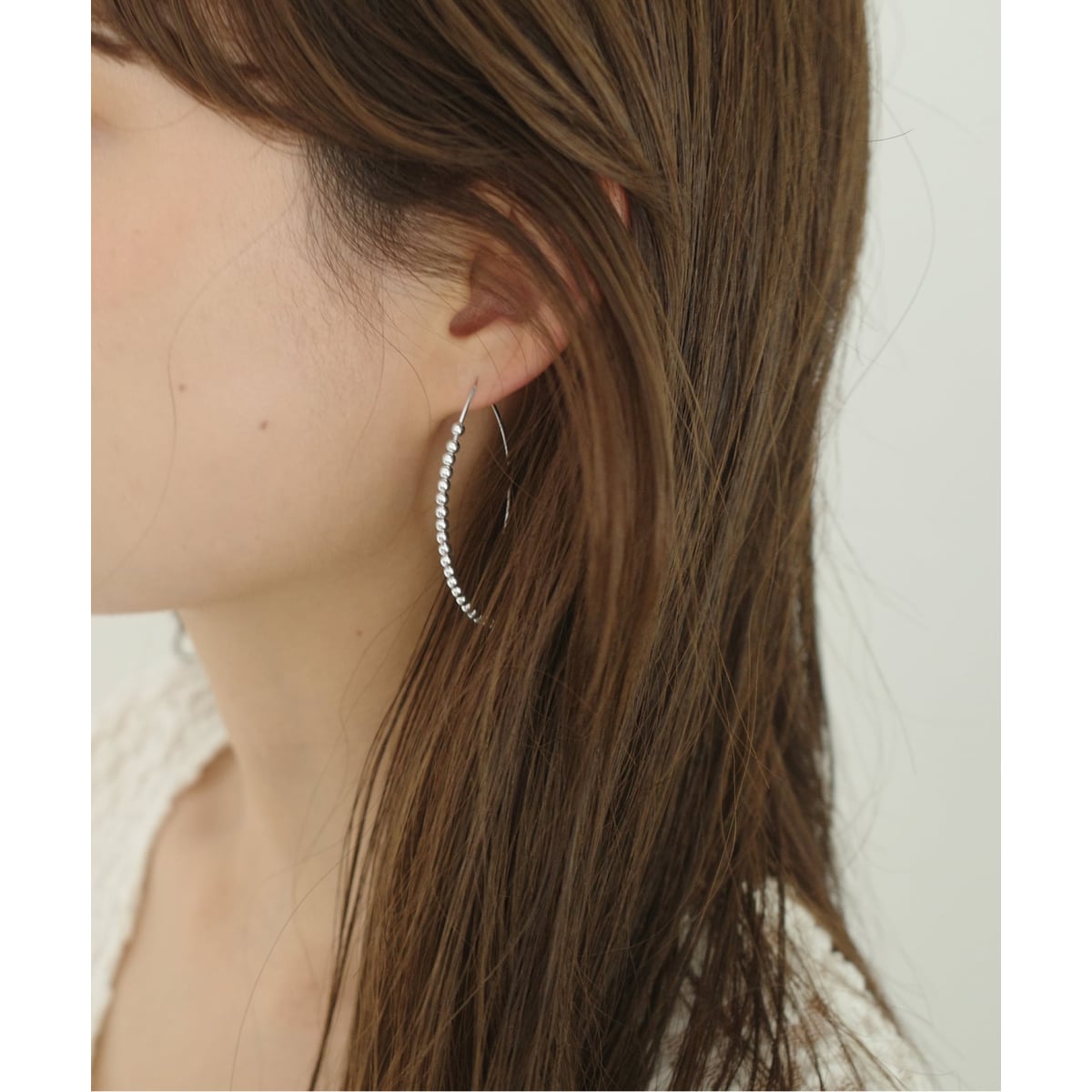 CLANATE クランテ シルバードロップピアス SLOBE IENA 　美品 SLOBE IENA ピアス CLANATE/クランテ シルバードロップピアス