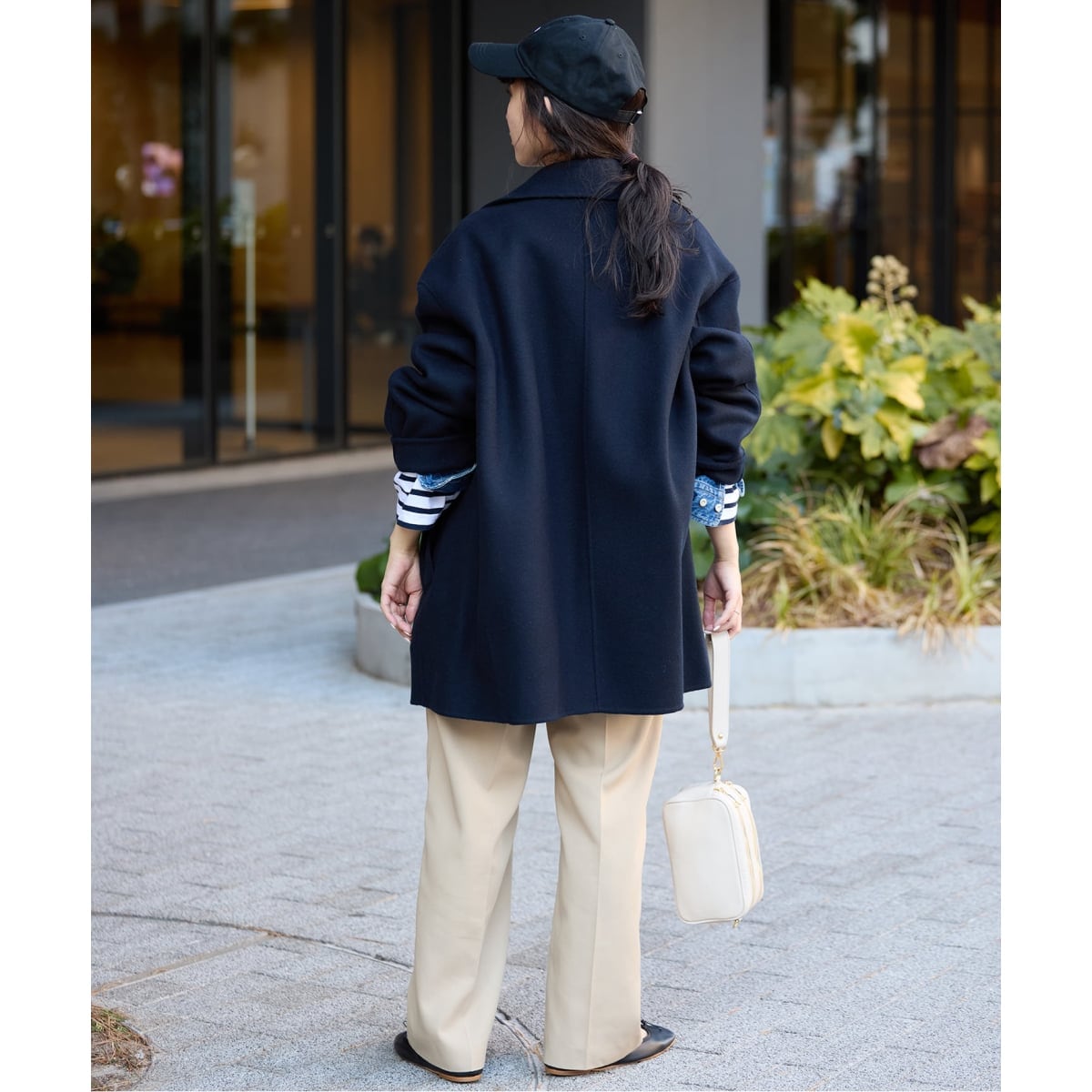 souple wool ダブルフェイスミドルコート | スローブ イエナ(SLOBE