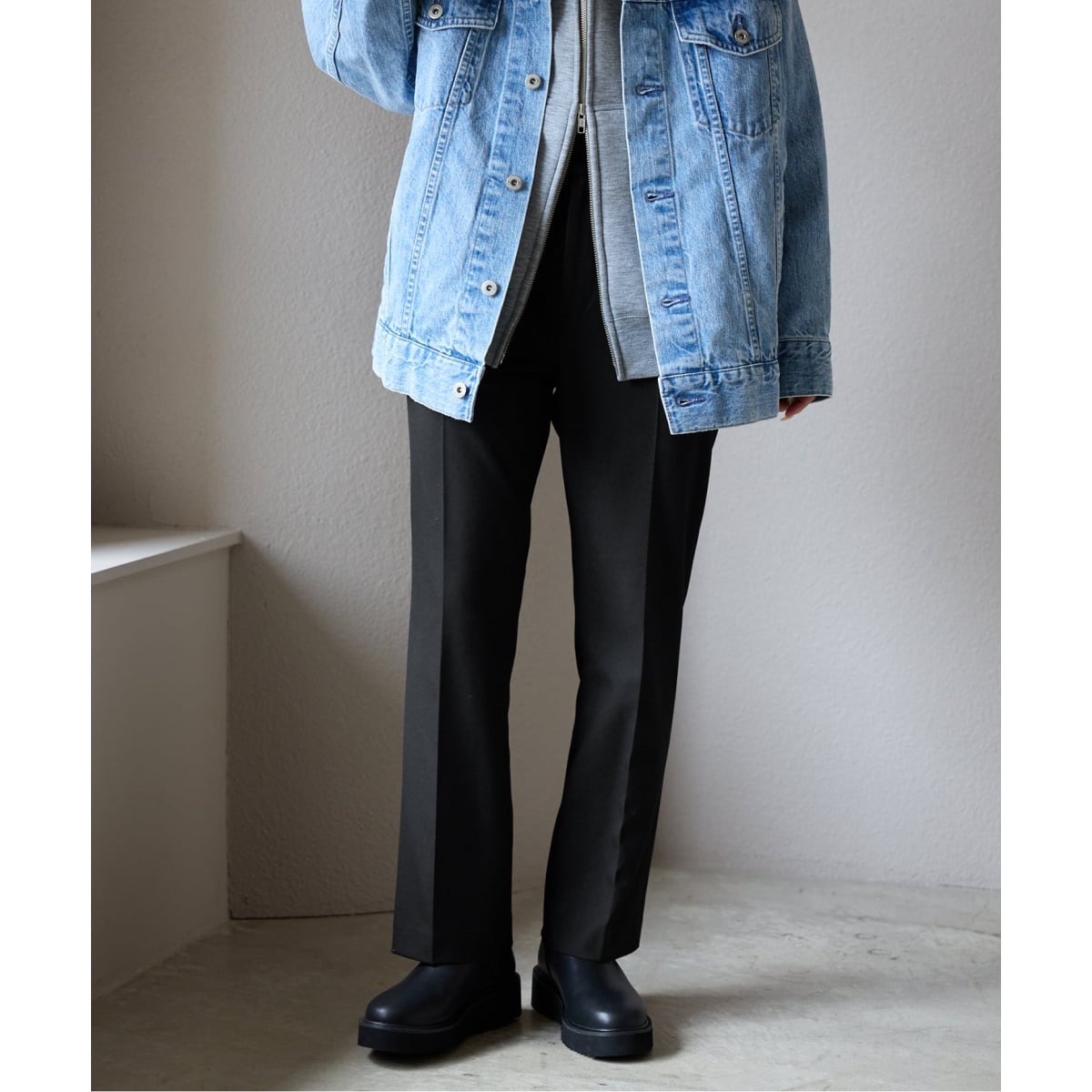 スローブイエナ 今期 CIRCULATE WARM スティックパンツ 38 吸湿発熱/WEBのみ4サイズ展開》CIRCULATE WARM スティックパンツ
