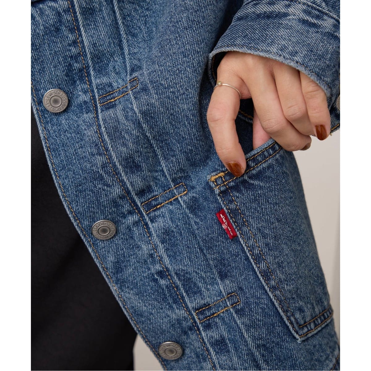 Levi's/リーバイス SLOBE別注 BALLOON SLEEVE TRACKER デニムジャケ