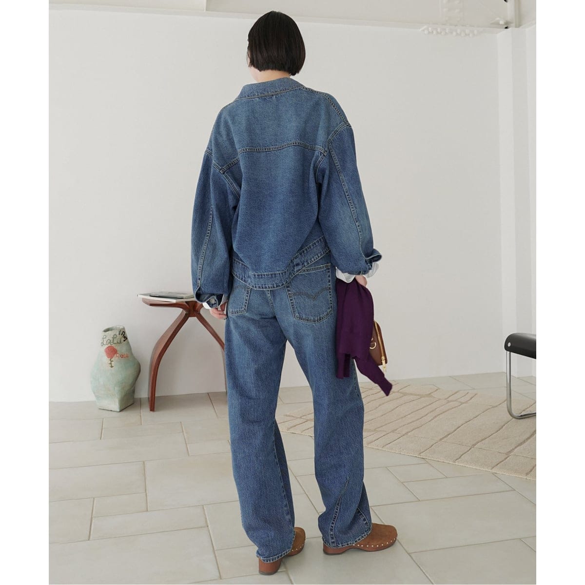 Levi's/リーバイス SLOBE別注 BALLOON SLEEVE TRACKER デニムジャケ