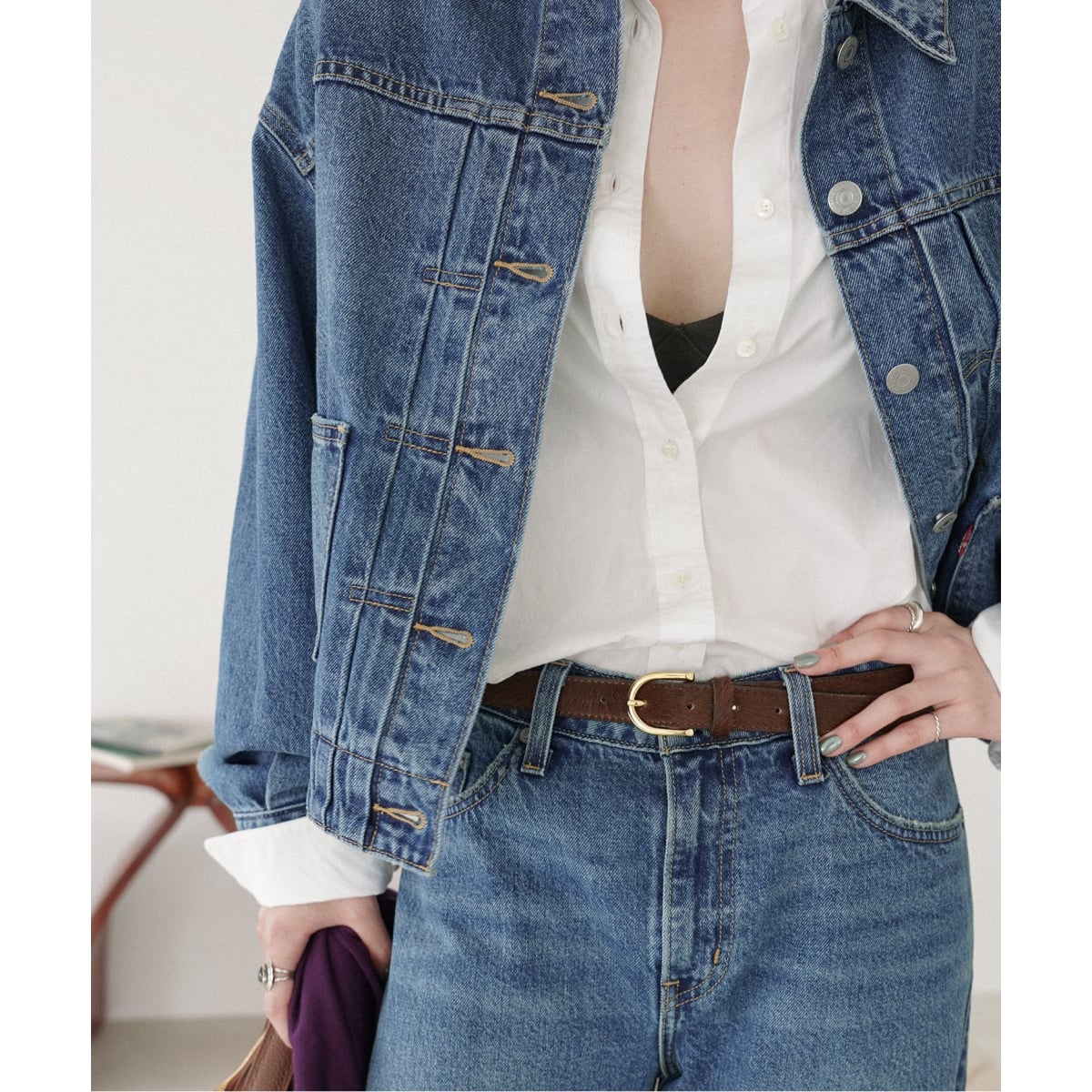 Levi's/リーバイス SLOBE別注 BALLOON SLEEVE TRACKER デニムジャケ