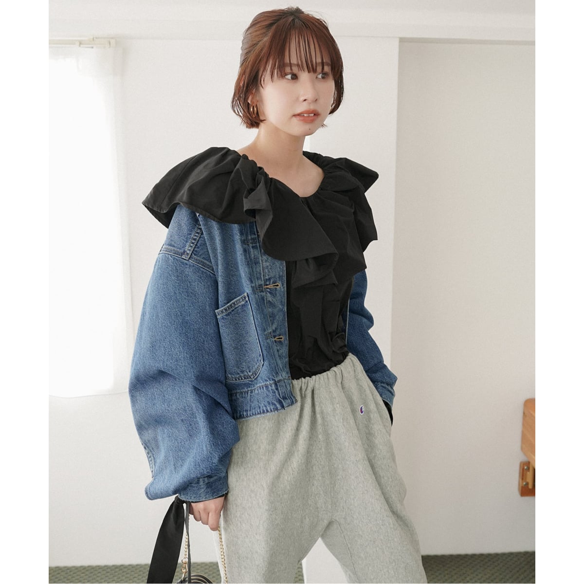 Levi's/リーバイス SLOBE別注 BALLOON SLEEVE TRACKER デニムジャケ