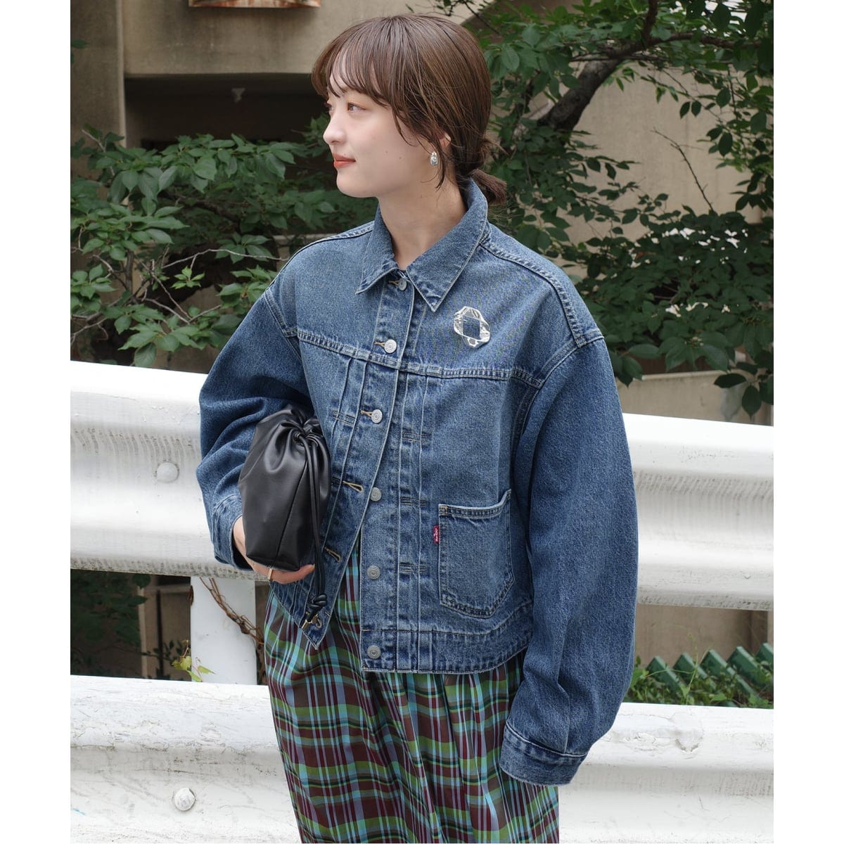 Levi's/リーバイス SLOBE別注 BALLOON SLEEVE TRACKER デニムジャケ