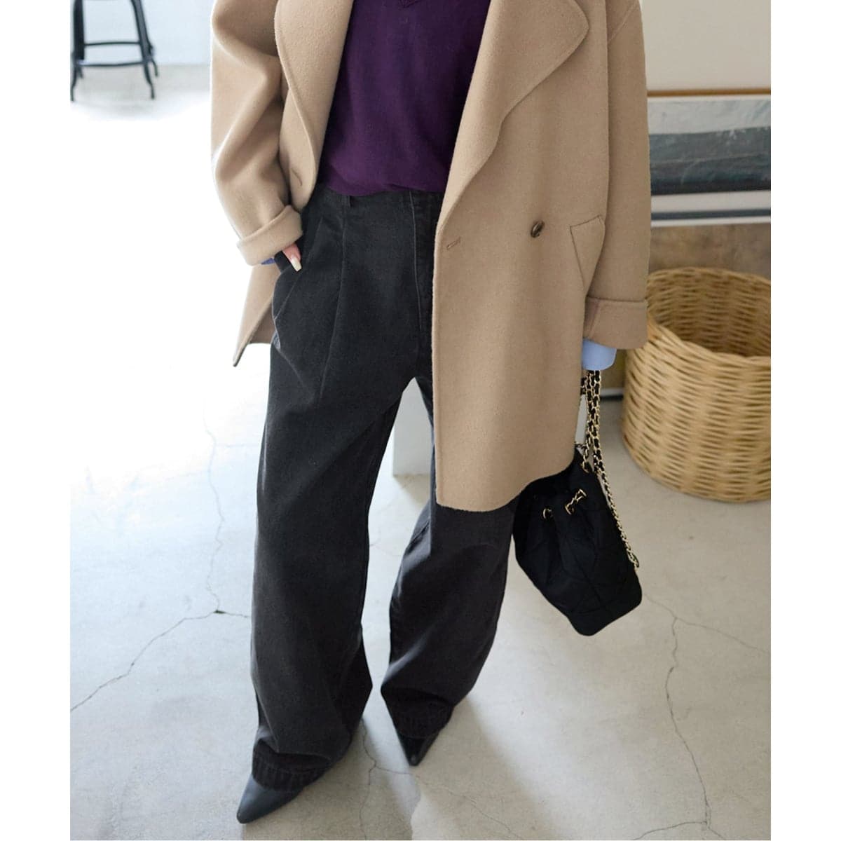 【s さん専用】Dickies/SLOBE別注 ハイウエストスラックス m16068093924_1.jpg?1745107941