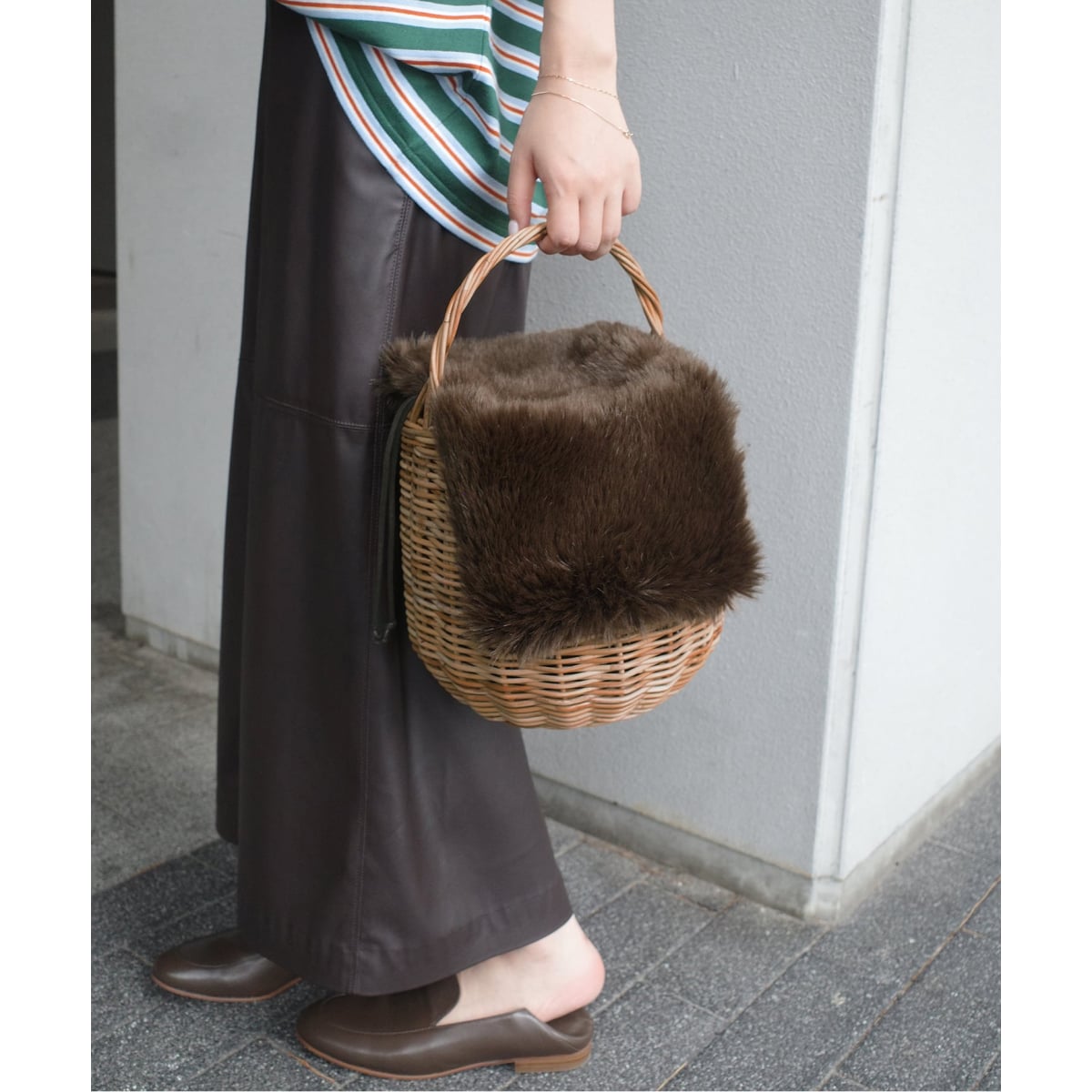 KECH LeS ESSENTIELS】SLOBE別注2WAYカゴバッグ | スローブ