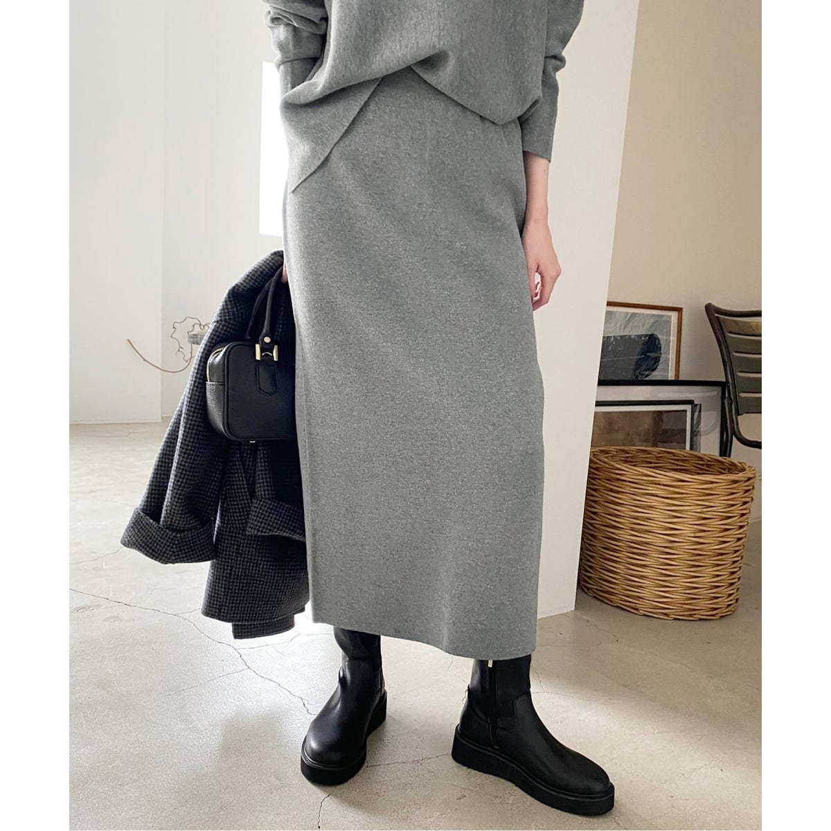 SLOBE IENA LEDENIMリメイクスリットスカート LEDENIM リメイクスリットスカート | スローブ イエナ(SLOBE