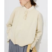 《セットアップ対応可/追加》ウォッシャブルスムース クルーネックプルオーバー