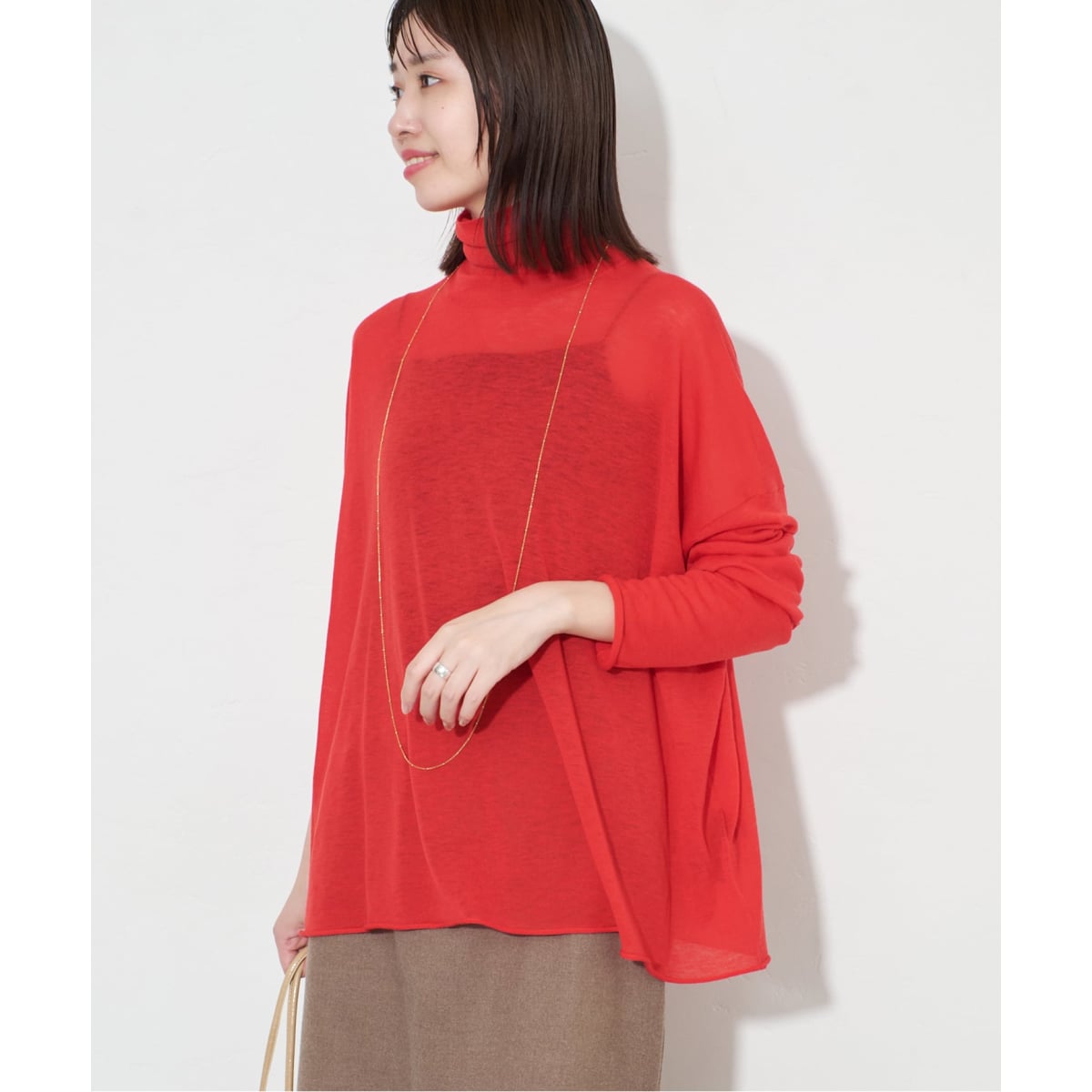 【SLOBE IENA】フォックスウールカシミヤプルオーバー 追加》フォックスカシミヤプルオーバー | スローブ イエナ(SLOBE