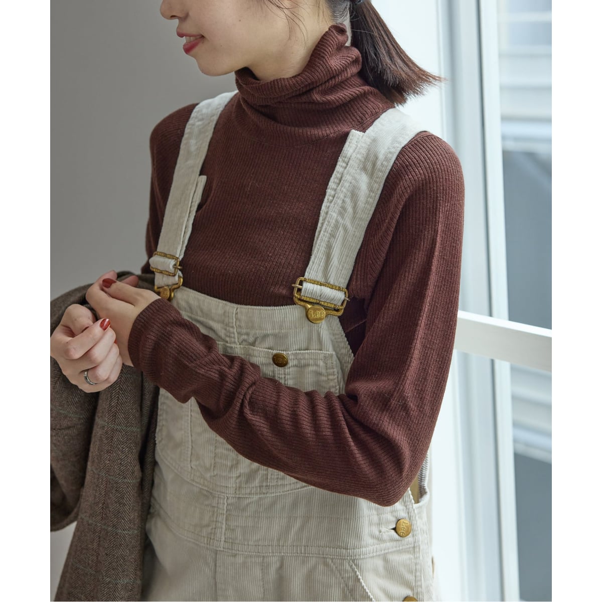 24AW SLOBE IENA フレンチウールドライバーズニット フレンチウール