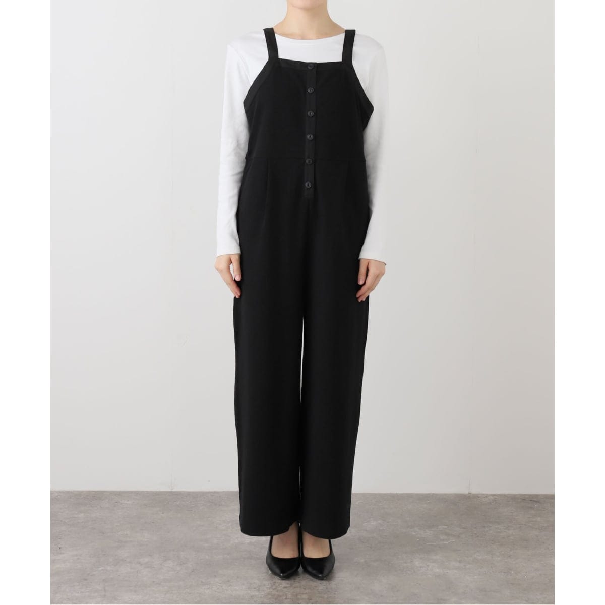 スローブイエナ　LE DENIM ストレートパンツ　ブラック36 SLOBE IENA（スローブイエナ）の「《追加》LE DENIM ストレート