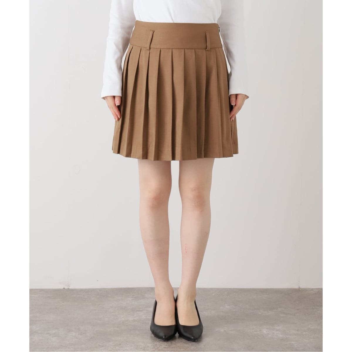 ☆SLOBE IÉNA☆リネンレーヨンタックギャザーSK リネンレーヨンタックギャザースカート | スローブ イエナ(SLOBE