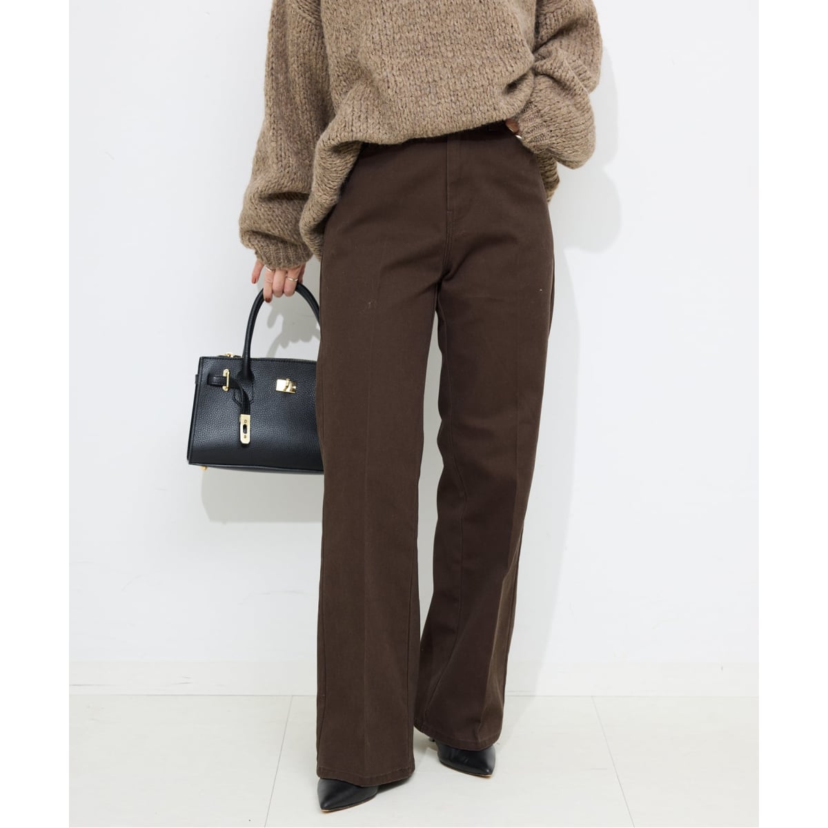 SLOBE IENA別注Dickiesハイウエストスラックス Dickies/ディッキーズ SLOBE別注 ハイウエストスラックス