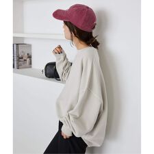 スローブ イエナ(SLOBE IENA)の《WEB限定/追加2予約》ビックシルエットピグメント裏毛プルオーバー