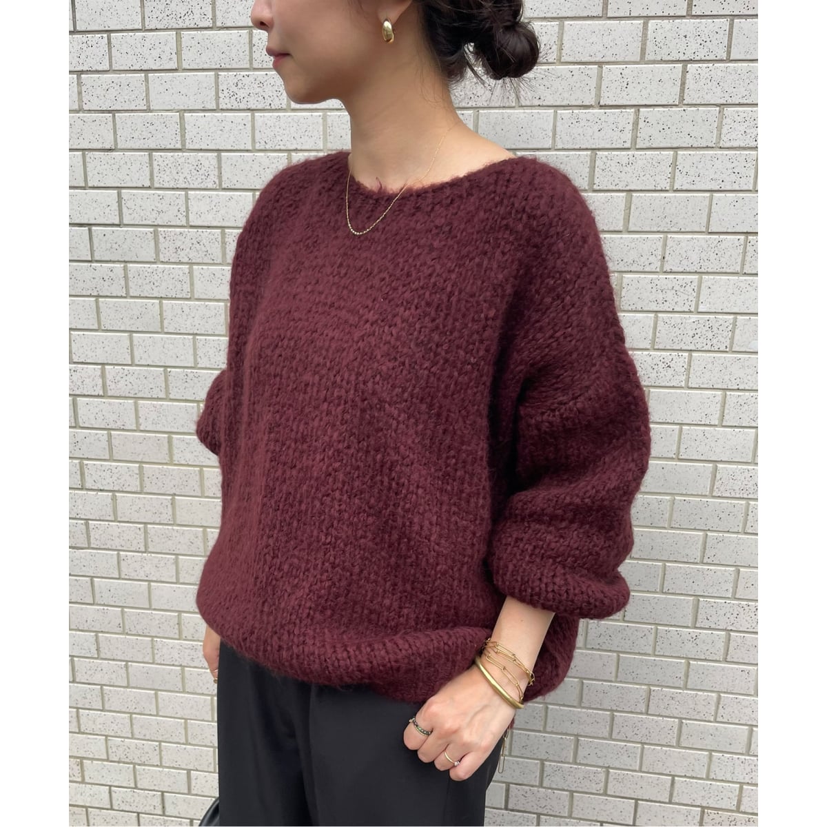 【今週で終了】トリコットジーンマルク SLOBE別注 PO KNIT スローブ イエナ SLOBE IENA 《追加2予約》TRICOTS JEAN MARC
