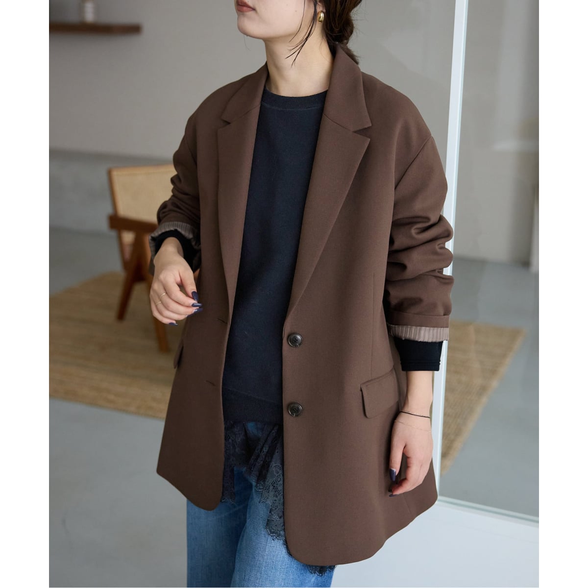 追加2》PE SHARK ビッグジャケット | スローブ イエナ(SLOBE IENA