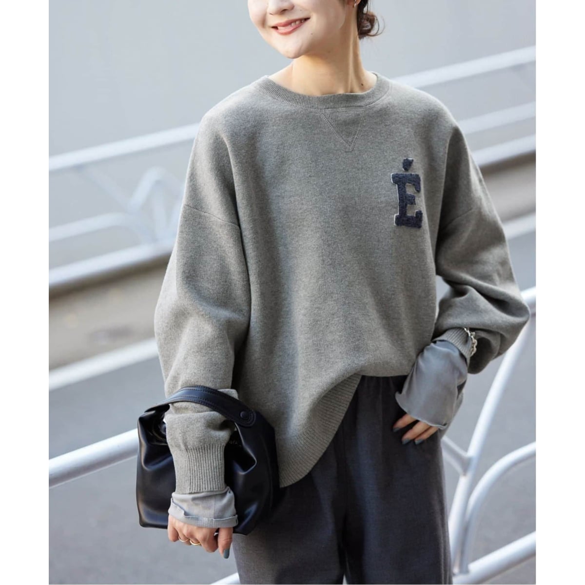 追加2》サガラ刺繍スウェットライクニット | スローブ イエナ(SLOBE