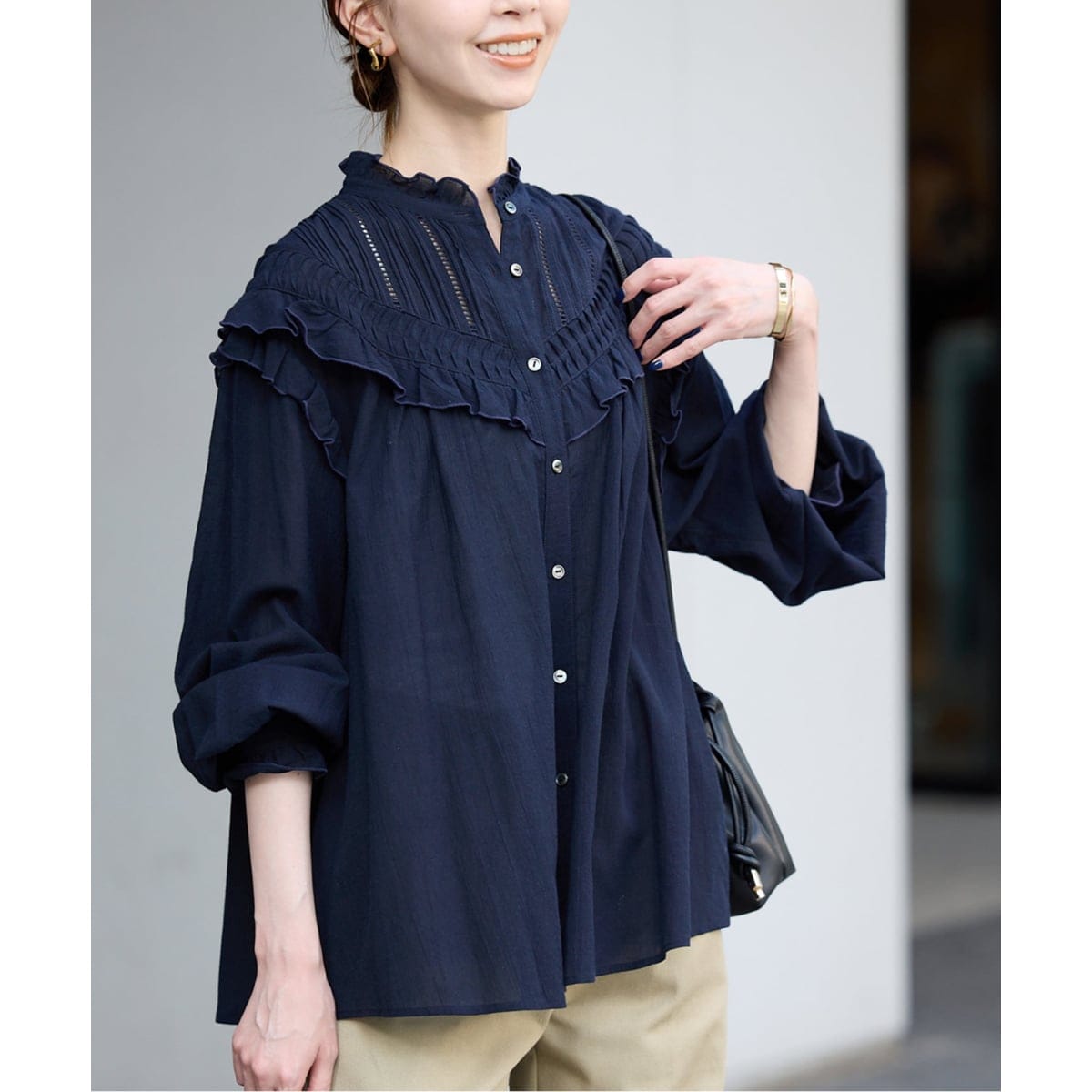 新品タグ付き✨スローブ イエナ　デニムレギュラーシャツ　ゆったり　2024AW デニムレギュラーシャツ | スローブ イエナ(SLOBE IENA