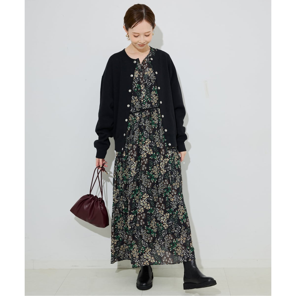 WEB限定/追加4予約》FLOWER PRINT ワンピース | スローブ イエナ