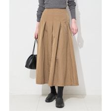 スローブ イエナ(SLOBE IENA)の《3サイズ展開》タフタタックフレアスカート