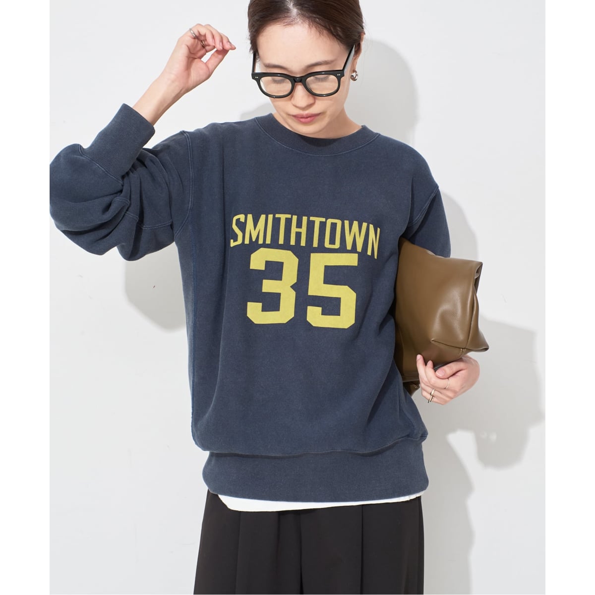 美品 25ss【IENA】イエナ サマーニット 薄手 トレーナー スウェット cotton silk crew プルオーバー（ニット／セーター）｜VERMEIL