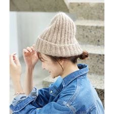 スローブ イエナ(SLOBE IENA)の《WEB限定カラー/追加》Fratelli Talli MOHAIR KNIT CAP 3874 M